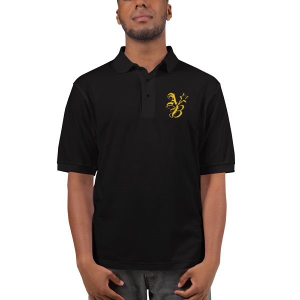 Azzie Biko Men's Premium Polo - Black