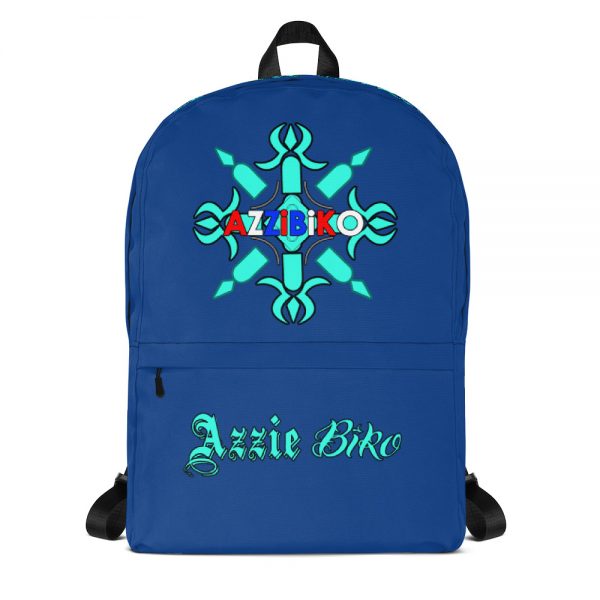 Azzie Biko Backpack - Compass - Blue