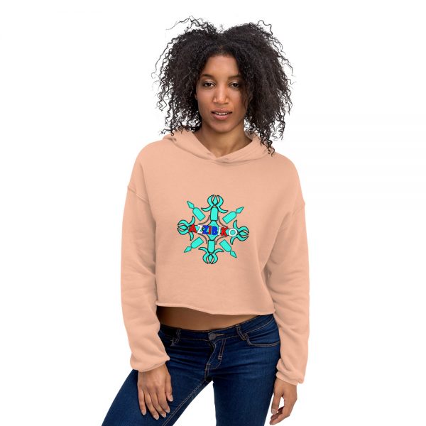 Azzie Biko Crop Hoodie - Compass - Image 7