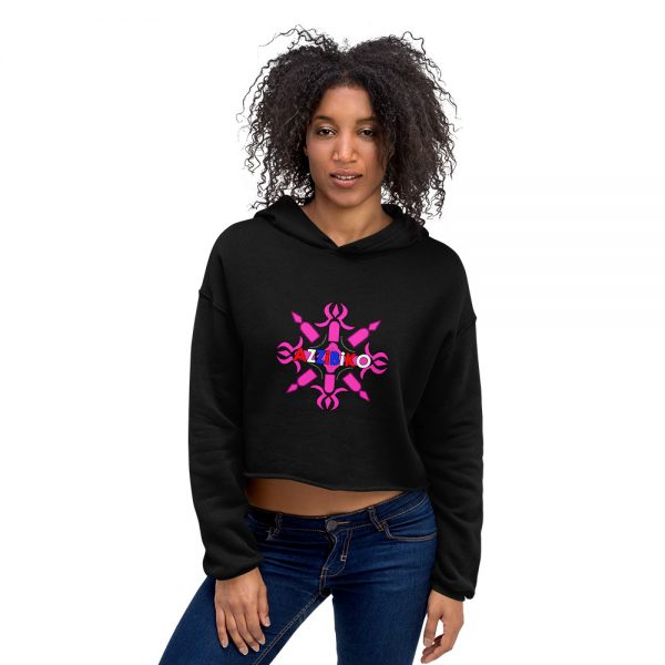 Azzie Biko Crop Hoodie - Compass - Image 3